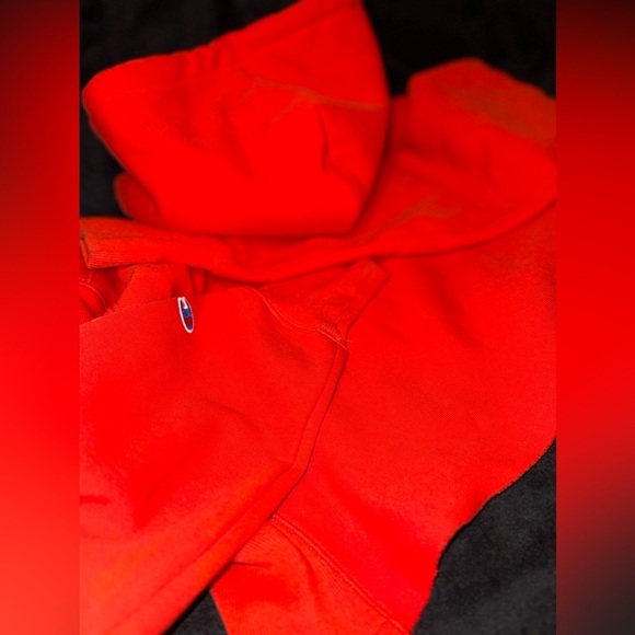 CHAMPION RED 2025 CROPPED HOODIE Red  SIZE - Picture 8 of 8